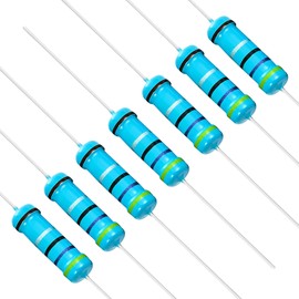 Chanzon 30pcs 2W 4.7Ω Ohm 4R7 Metal Film Fixed Resistor 0.01 ±1% Tolerance 4.7R MF Through Hole Resistors Current Limiting Rohs Certified Resistor