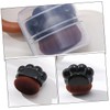 OATIPHO 2Pcs Cat Paw Shaped Foundation Brush Compact Face Makeup