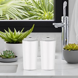 RANETLIO Shower Filter Cartridge Compatible with Aquasana® AQ-4100, AQ-4125, AQ-4105 Shower Head Filters, 2 Pack Replacement Shower Water Filter for Hard Water