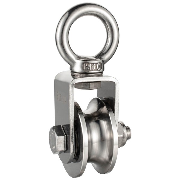 KCNOFNC Pulley Wheel with 2 Bearing, Cable Pully Block Heavy