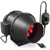 iPower 4 Inch 200 CFM Exhaust Inline Duct Fan with