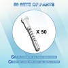 50 Pack Window Screen Plunger Latches with Caps, 5/32" X
