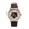 FORSINING Fashionable Wrist Watch Mechanical Semi Automatic Hollow Pattern Men's
