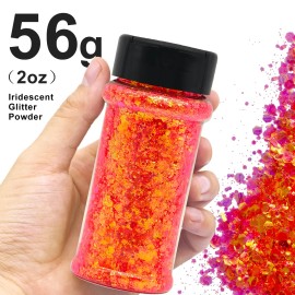 24 Colors Chunky Glitter Shaker Set for DIY Crafts, Resin & Nail Designcolor: Red