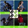 LiJuanWang Reflective Bands, Pack of 4 Bicycle Trouser Clips, Elastic
