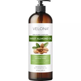 Bellona 벨로나 스위트 아몬드 오일 - 16 Fl Oz 100 순수 및 천연 캐리어 콜드 프레스 피부 모발 바디 얼굴 보습 Verona Sweet Almond Oil - 16 Fl Oz 100 Pure and Natural Carrier Cold Pressed Skin Hair Body Face Moisturizer