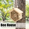 Wooden Bee House Decorative Hanging Insect House Insect Hotel for