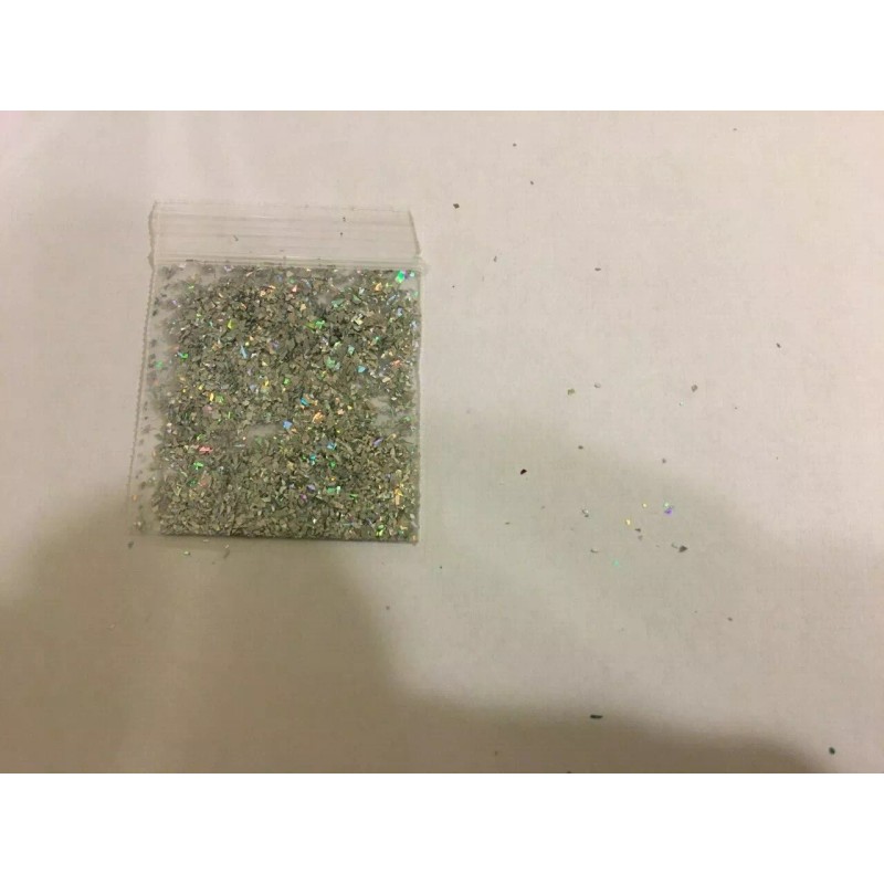 the glitters world Solvent Resistant IRREGULAR shape Glitter U (SILVER)