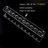 Yoseng Clear Acrylic 10 Hole Drying Rack Storage Display Bracket