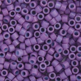 Miyuki Delica 11/0 RD - Lavender Dyed DB0660 250Gms Bulk Bag of Japanese Glass Beads