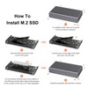 Fanless Speedy 40Gbps M.2 NVMe SSD Enclosure, USB4/Thunderbolt 4 Aluminum