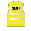 Hi Viz Yellow Visibly Stick On Your Staff Safety High