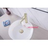 Keymark Universal Drain Fitting with Overflow Brushed Gold - Keymark