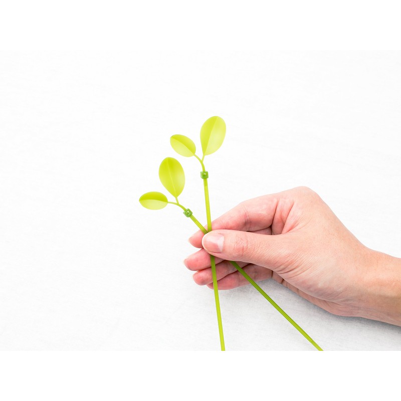daio化成 Cable Ties Green Leaf Cable Ties in Outdoor Use
