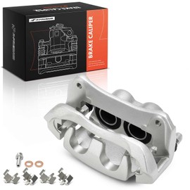 A-Premium Disc Brake Caliper Assembly with Bracket Compatible with Toyota Vehicles - Sienna 2021 2022 2023 2024 2025, FWD Only - Front Right Passenger Side