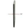 6" x 6" x 1/4" Hot Rolled A36 Steel Base