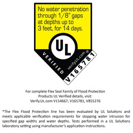 Flex Seal Liquid Flood Protection, 28 oz, Waterproof Rubberized Liquid, Removable, Use on Windows, Doors, Garage Doors, Seams, Casings, Thresholds, Conduits, Vents, Ducts, and More