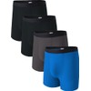 Nutria Mens Quick Dry Travel Underwear 4 Pack Mesh Breathable