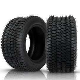 18x8.50-10 Lawn Mower Tire, 18x8.50-10 Tractor Turf Tire, 4 ply Tubeless, 580lbs Capacity, Set of 2