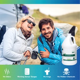 Unique RV Digest-It Holding Tank Treatment - Liquid Toilet Treatment (64 Treatments, 128 oz.) - 414-az