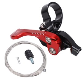 Bicycle Accessories, Bicycle Lifting Seat Pipeline Controller Wear-resistant Bicycle Seat Post Dropper Remote Lever Bicycle Telescopic Seat Post Switch (Black Red) Bicycles