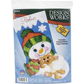 Design Works Crafts Stocking Kit Hugs For Kitty