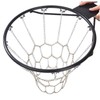 KICHOUSE Practical Basketball Net Pocket Iron Chain Net for Home