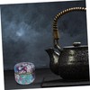 GRIRIW 2pcs Tea Storage Can Airtight Round Tea Container and
