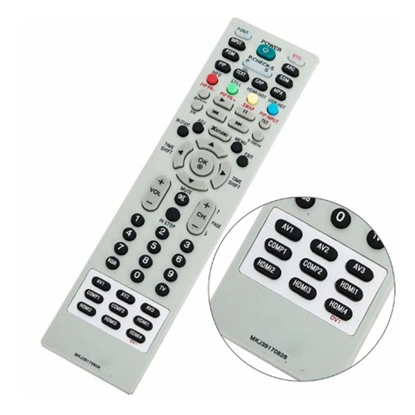 New MKJ39170828 Replaced Service Remote Control Compatible with LG LED