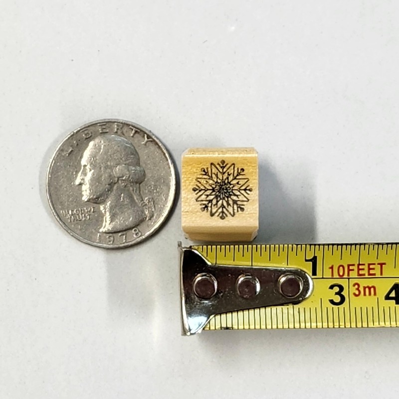 Mini Snowflake Rubber Stamp Set