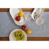 Solino Home Stripe Linen Table Runner 72 Inches Long -