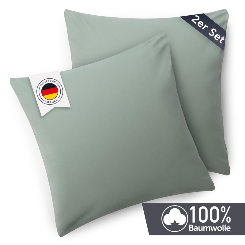 Blumtal set of 2 pillowcases - 100% cotton, super soft