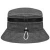 Kangol Distressed Cotton Mesh Bucket Navy, black
