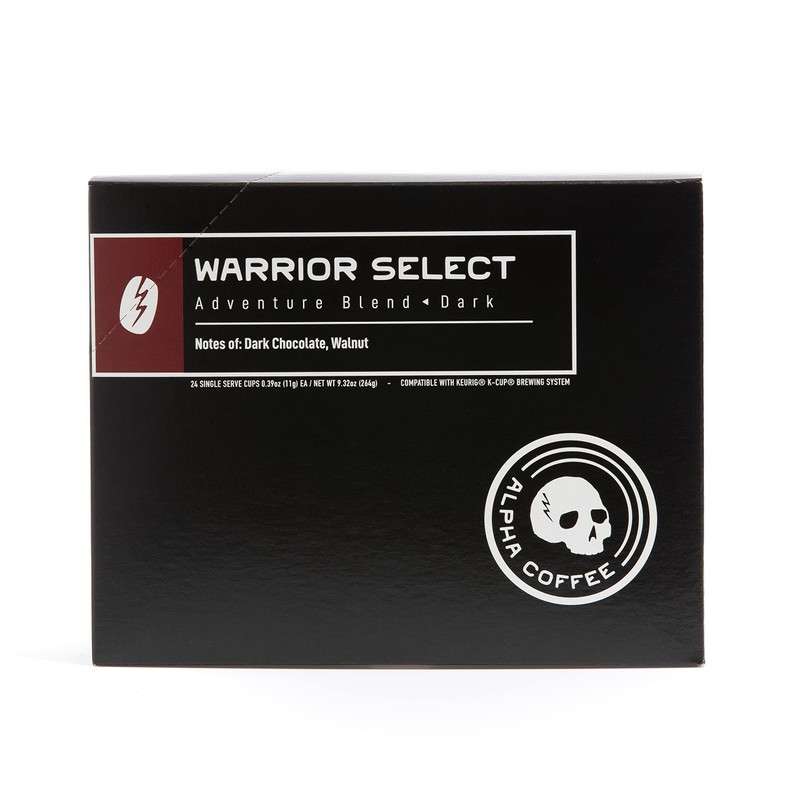 Alpha Coffee – Warrior Select - 24 Count Coffee Pods