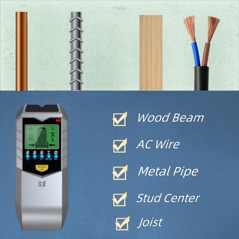 ThreeH Cable Finder Locator 5 in 1 Electronic Wall Detector