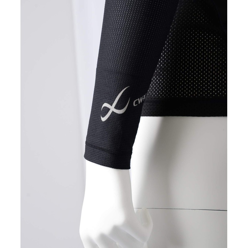 CW-X JAO399 Men's Functional Top, Long Sleeve, Mesh Material, Sweat