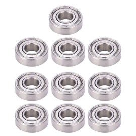10Pcs Miniature Bearing Stainless Steel Rolling Tools for Deceleration Device S698ZZ 19x8x6mm