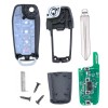 KEYECU Upgraded Flip KEY REMOTE CLICKER 315MHz 4D63 80bit CHIP