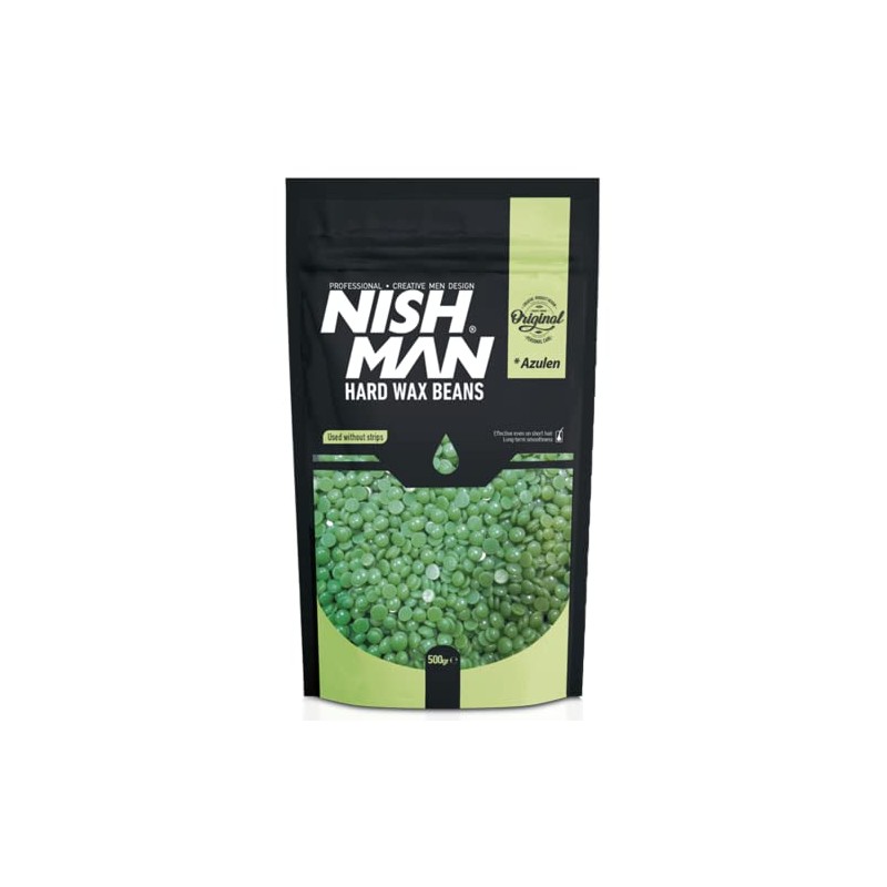 Nishman Hair Removal Wax Beans Azulen 500Gr