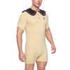 Landofgenie Mens Onesie Pajama Short Sleeve Romper for Men One