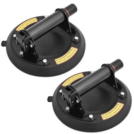 2Pack Vacuum Suction Cups with Metal Handle - Heavy Duty Hand-held Glass Lifter Powerful Industrial Glass Sucker for Window Tile Carry Replacement 550LBS Load Capacity