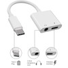 Kefiany 2IN1 USB-C to 3.5mm Headphone Jack Adapter, 30W PD