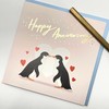 Old English Co. Happy Anniversary Cute Penguin Card - Romantic