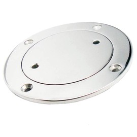 VIGORFLYRUN PARTS LTD 1 pc 5 Inch Marine Boat Deck Plate Inspection Hatch Stainless Steel Access HatchCover O-ring Sealed Cover Plates Inne