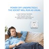 Smart Plug, Wi-Fi Outlet Socket Compatible with Alexa and Google