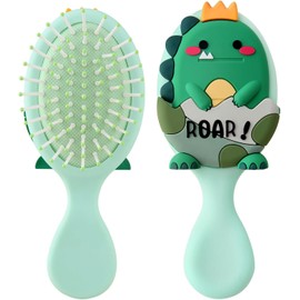 Mini Hair Brush for kids, Small Toddler Hair Brush, Travel hair brush for Boys and Girls Baby, Detangler Brush for Wet or Dry Hair Thick or Curly Natural Straight Hair