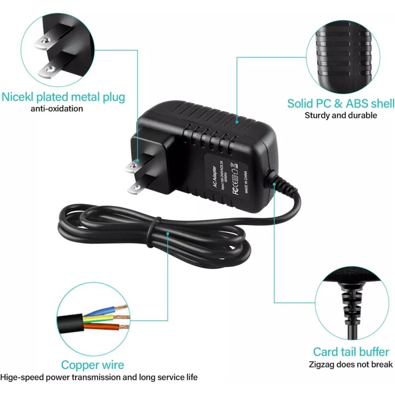 FASPKOW AC Adapter FOR DrillMaster 18V NiCd Battery Charger Drill