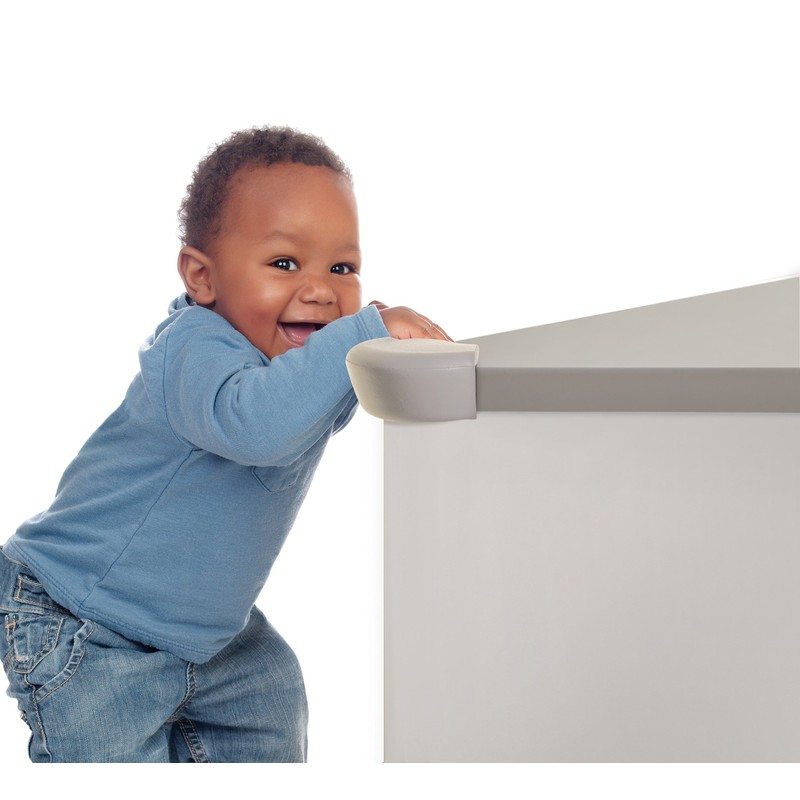 Dreambaby Bump-Guard Corner Protectors, Grey (Pack of 4)