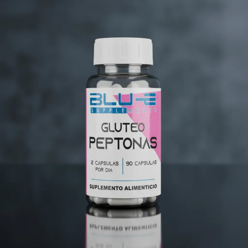 Glteo Peptona Blu-e 90caps Crecimiento Metforpepto Natural Sin Sabor
