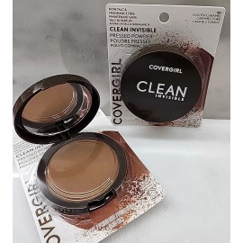 COVERGIRL 2 Covergirl Clean Invisible Pressed Powder #180 Golden Caramel .38 Oz
